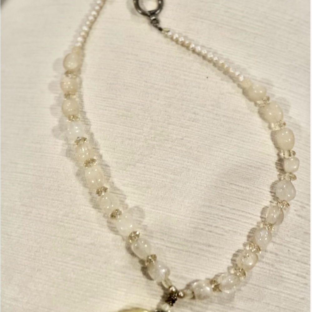 Pineapple Quartz Statement Necklace - image 3